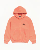 BASIC STÜSSY ZIP HOODIE