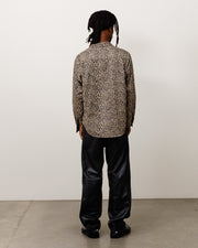 ANIMAL PRINT FLANNEL SHIRT