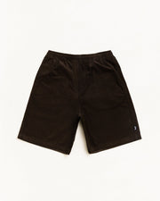 BAGGY TWILL CORD BEACH SHORT