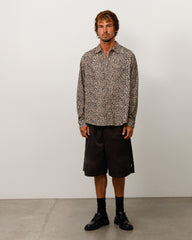 BAGGY TWILL CORD BEACH SHORT