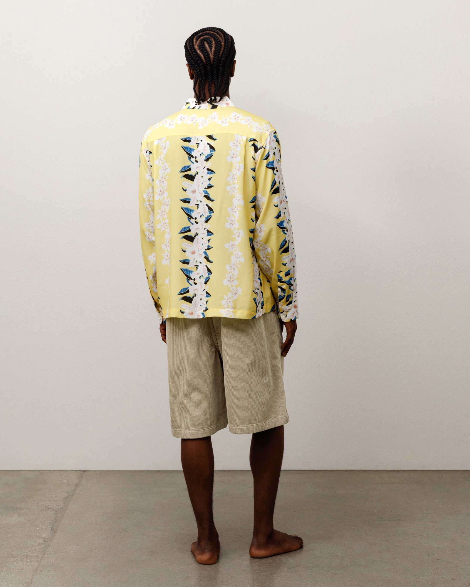 BAGGY TWILL CORD BEACH SHORT