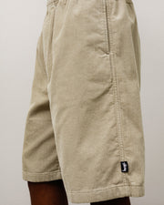 BAGGY TWILL CORD BEACH SHORT