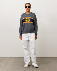 STRIPED HIBISCUS SWEATER