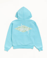 BASIC DIAMOND ZIP HOODIE
