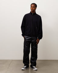 ZIP FLEECE MOCK NECK