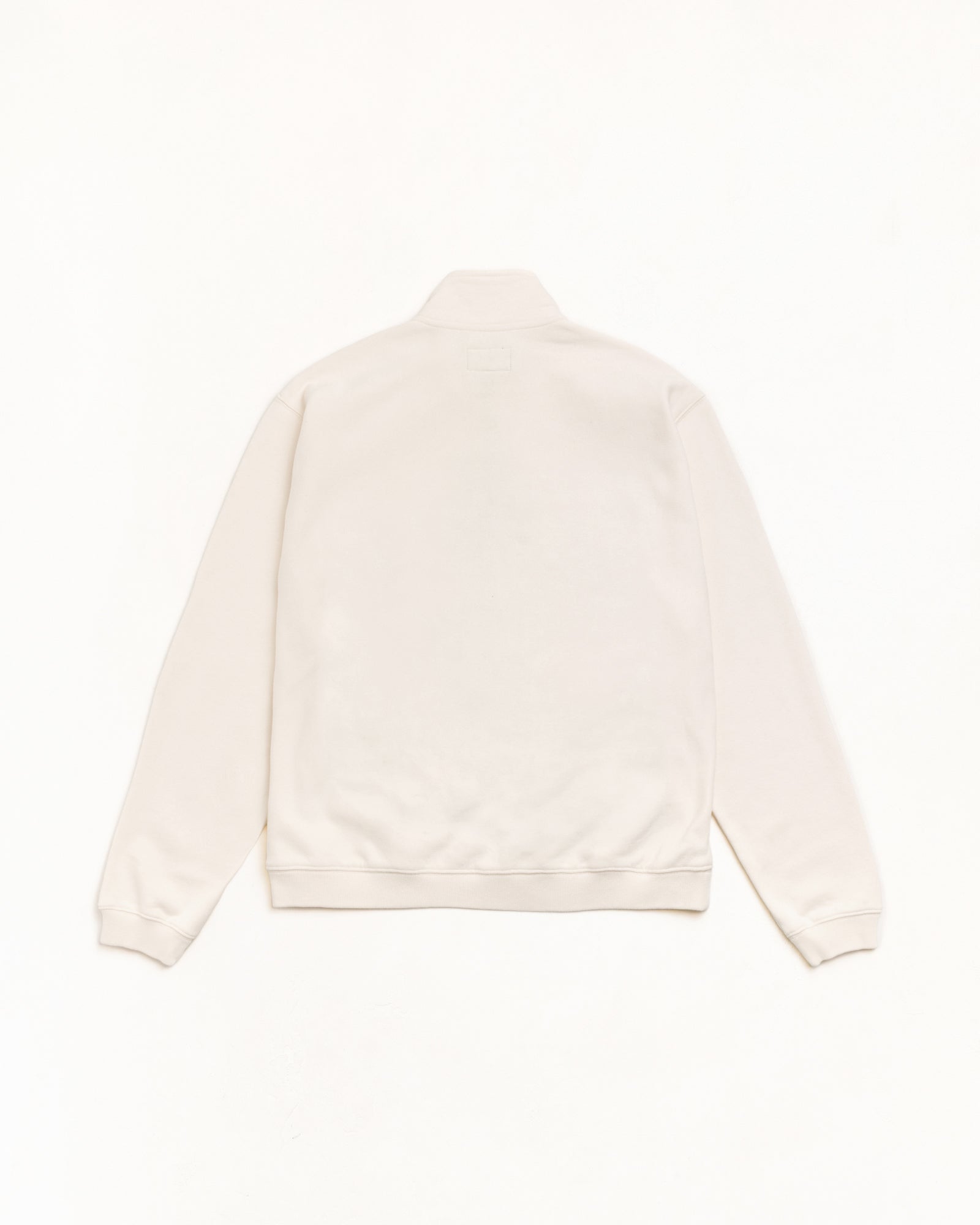 ZIP FLEECE MOCK NECK