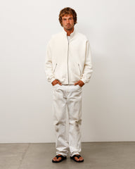 ZIP FLEECE MOCK NECK