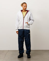 DOUBLE FACED ZIP HOODIE