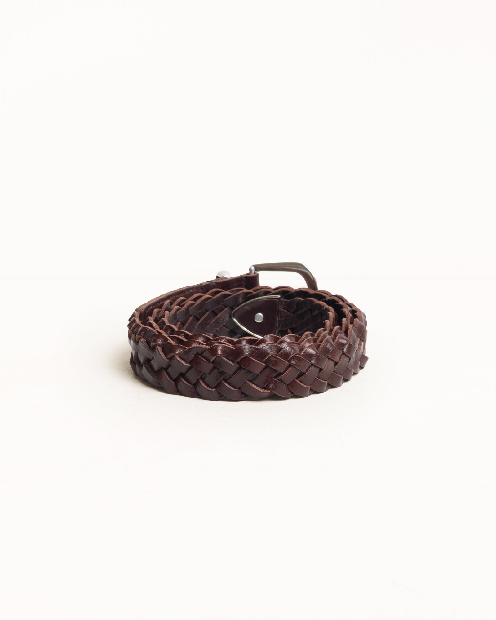 BRAIDED LEATHER BELT