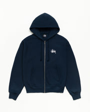 BASIC STÜSSY ZIP HOODIE