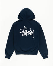 BASIC STÜSSY ZIP HOODIE
