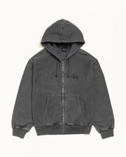 BASIC STÜSSY ZIP HOODIE