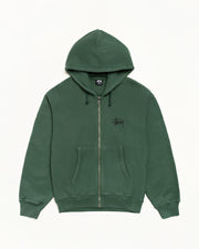 BASIC STÜSSY ZIP HOODIE