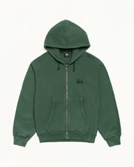 BASIC STÜSSY ZIP HOODIE