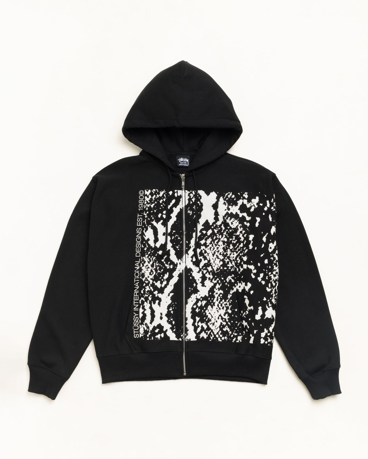SNAKESKIN ZIP HOODIE
